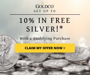 Goldco 10% Free Silver Promotion